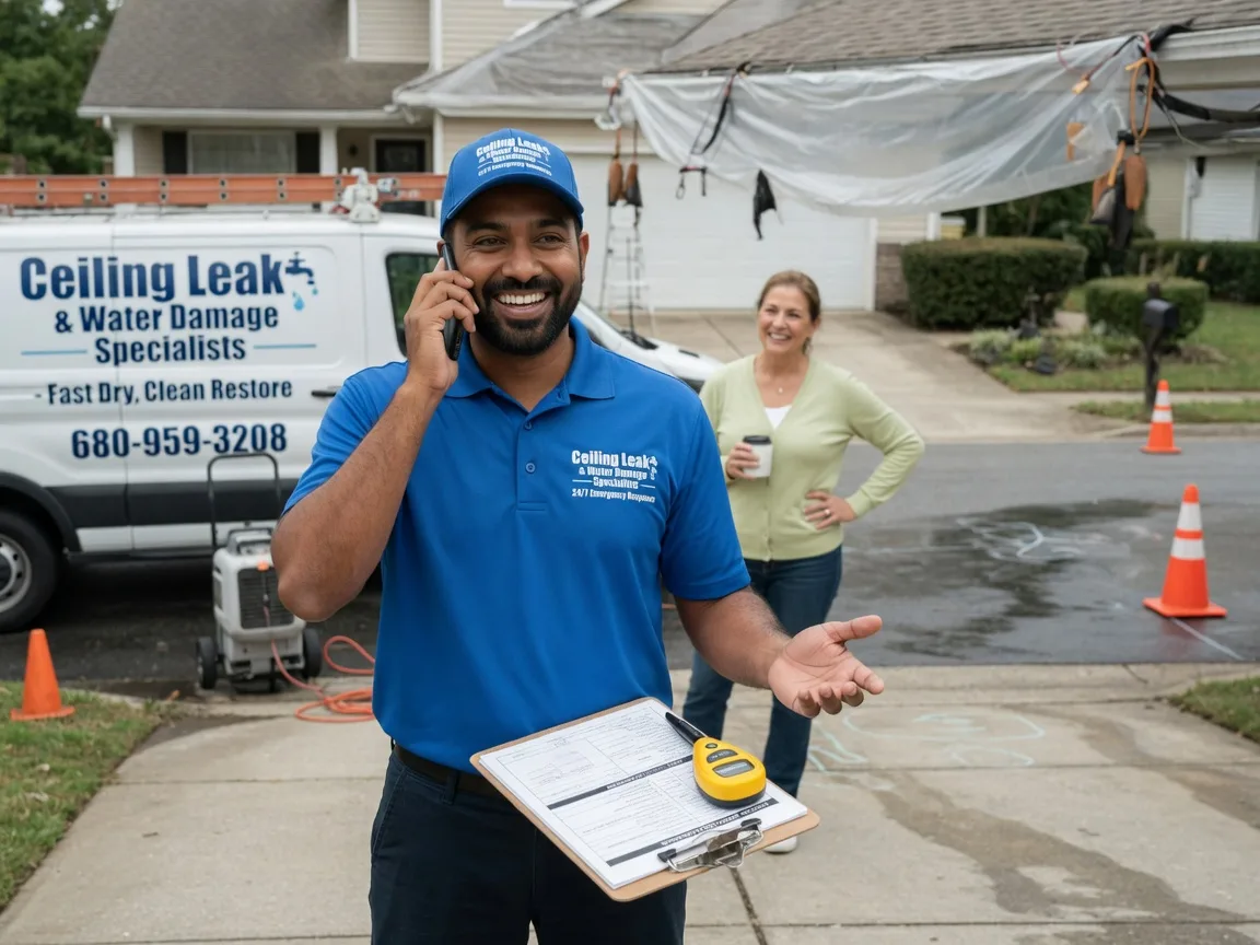 Ceiling Leak Cleanup Sandia Park, NM FAQs